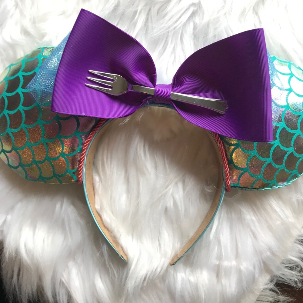 Homemade Ariel Mickey Ears with mask